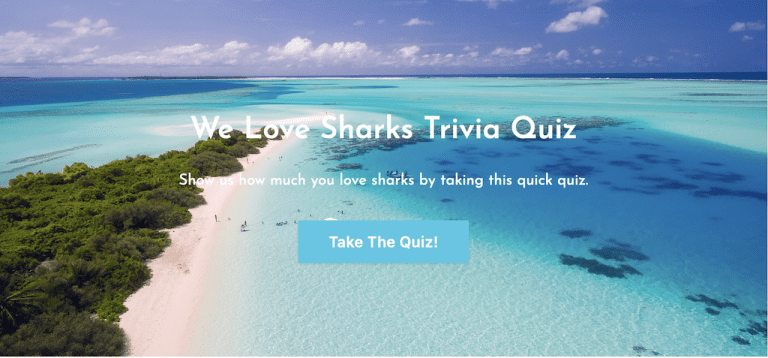 We Love Sharks Trivia Quiz