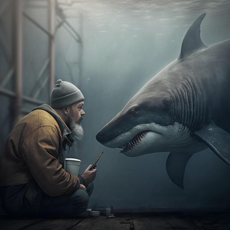 If sharks could talk, what would they say?