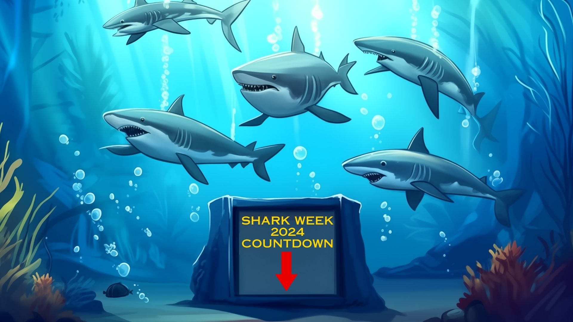 Shark Week 2024 Countdown Timer